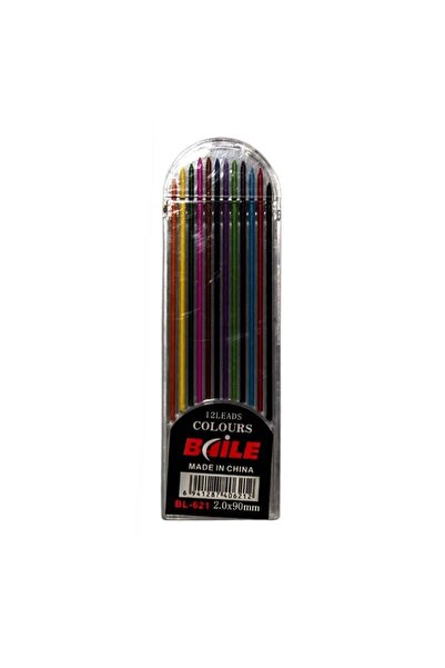 MC Micostore Mine creion mecanic BAILE BL-621, 2.0mm, HB, set 12 culori