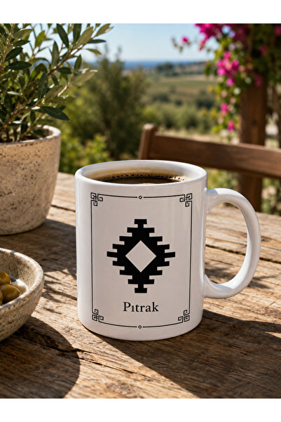 Tomris Hatun Anatolian Turkish Motifs Series, Pıtrak; Double-Sided Sublimatio...