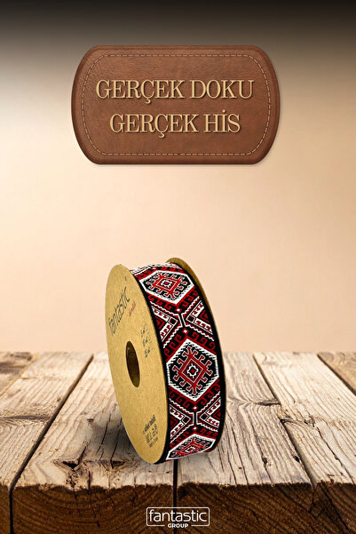 FANTASTIC Autentična turska kilim traka sa žakard tkanjem, širine 25 mm, duži...