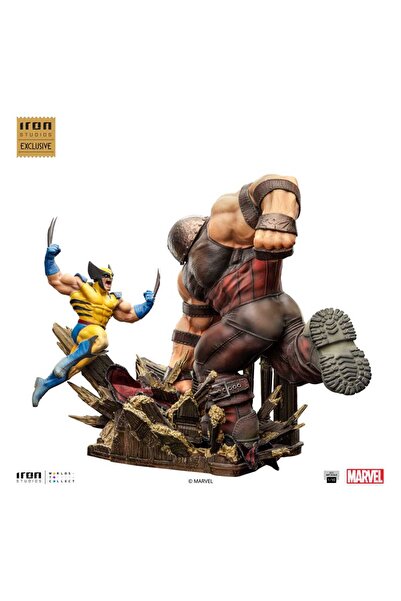 OEM Figurina Marvel BDS Art Scale 1/10 Wolverine vs Juggernaut, multicolor, e...