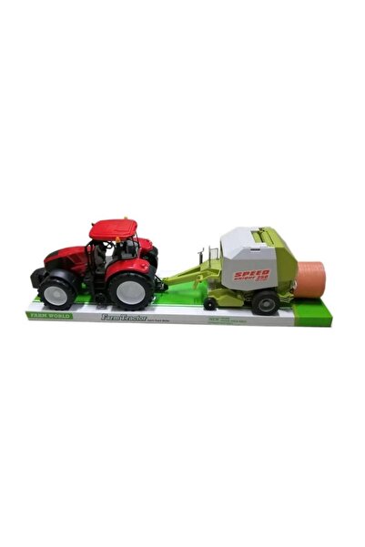 OEM Tractor cu presă de balotat Macyszyn Toys, jucărie agricolă