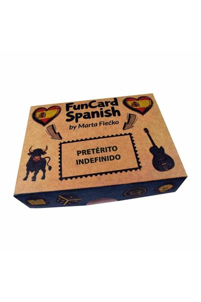 OEM Cartonașe educaționale creative spaniole Preterito Indefinido, 50 de cart...