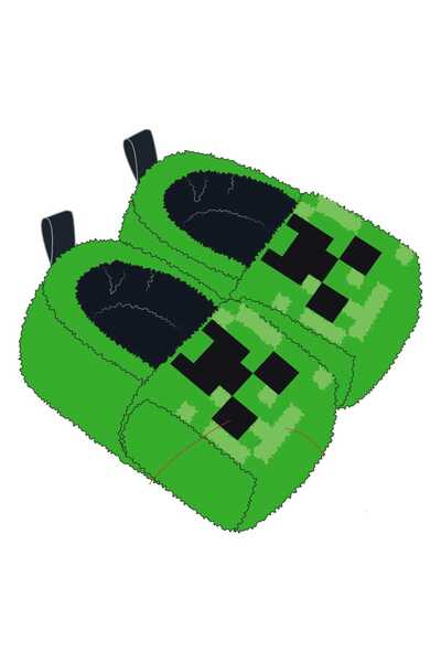 OEM Slapi Minecraft S-M - Încălțăminte licențiată de înaltă calitate