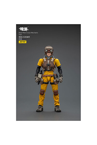 OEM Figurina de actiune Joy Toy, 7 cm, Mechanic Tork Steel Ride Corps, cu acc...