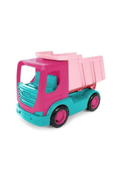 OEM Wader Tech Camion Basculant Roz 23 cm Jucărie de Construcții pentru Copii 1+