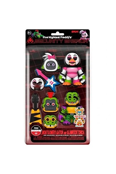 Funko Set 2 figurine articulate Montgomery Gator & Glamrock Chica Five Nights...