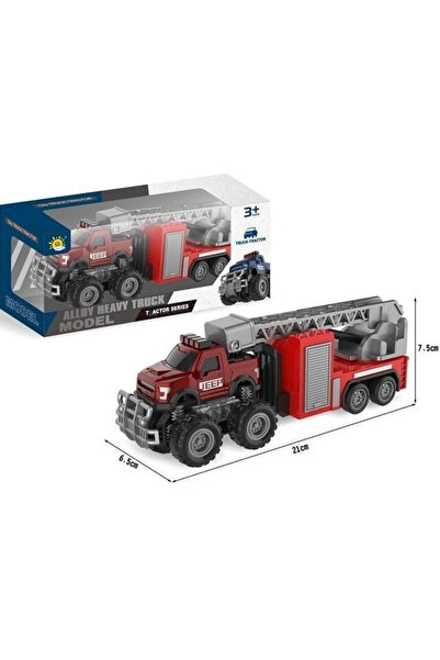 OEM Model metalic, Merkpol, camion de pompieri cu scara, cu scara extensibila...
