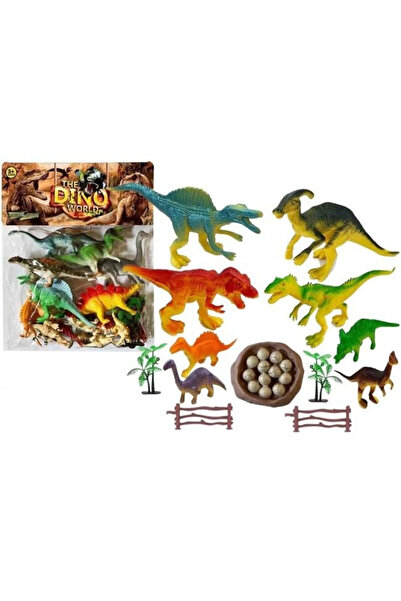 OEM Set figurine dinozauri preistorici Merkpol multicolor 20x24cm