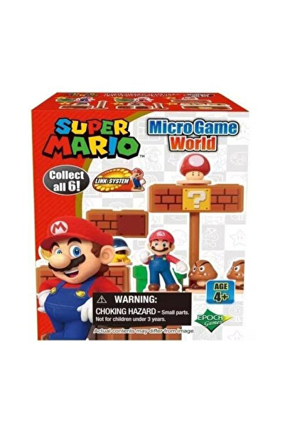 OEM Figurina colectionabila Epoch Super Mario Link System Micro Game World, d...