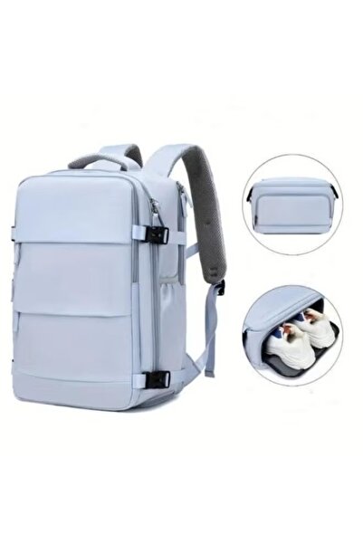 EasyLife 42L Expandable Travel Backpack Carry On Laptop Backpack with Shoe Co...