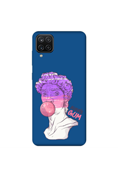 Other Samsung A12 Pin Bubble Blue Colored Silicone TPU Θήκη