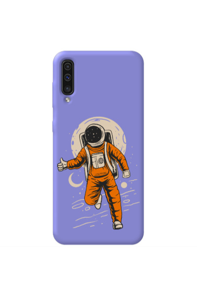 Other Samsung A70 Hitchhike Purple Colored Silicone TPU Θήκη