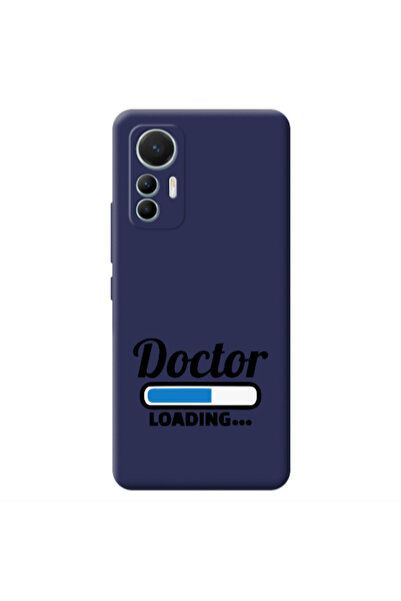Other Xiaomi Mi 12 Lite Doctor Loading Dark blue Colored Silicone TPU Θήκη