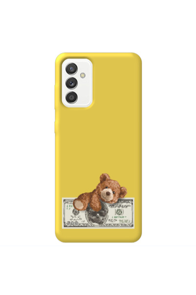 Other Samsung M13 Money Style Yellow Colored Silicone TPU Θήκη