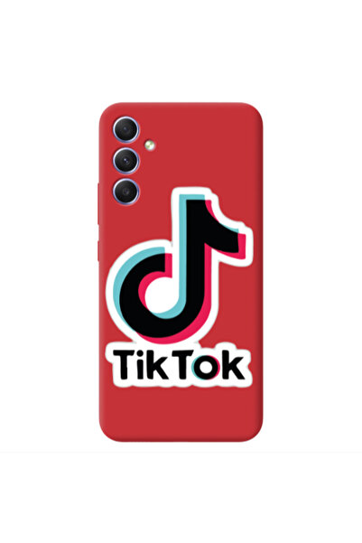 Other Samsung A25 Tik Tok Red Colored Silicone TPU Θήκη