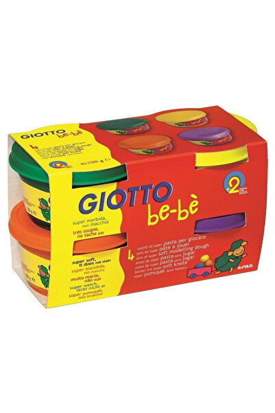 Giotto Pasta modelatoare Bebe set 4x100g multicolor