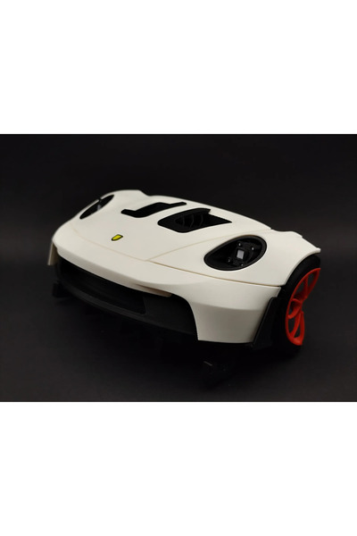 Eva Prints Cuier pentru chei Porsche GT3RS, organizator perete, suport chei auto, model decorativ printat 3D, 5 carlige