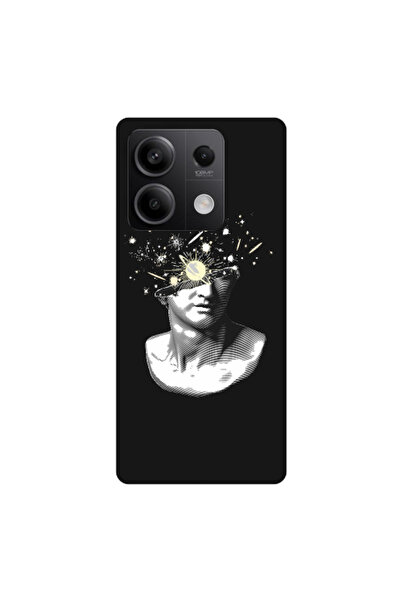 Other Xiaomi Redmi Note 13Pro 5G Space Statue Black Colored Silicone TPU Θήκη