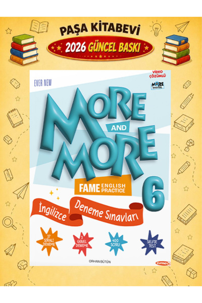Fenomen Yayıncılık Fenomen Yyınclık More and More 6. Sınıf İngilizce Deneme S...