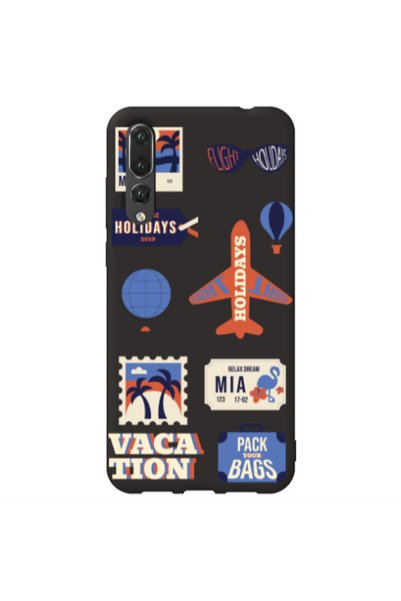 Other Huawei P20 Pro Vacation Black Colored Silicone TPU Θήκη