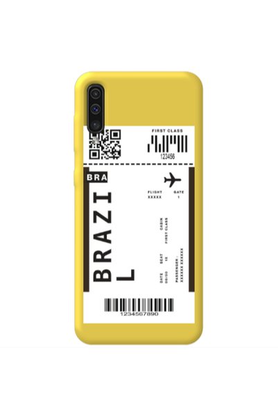 Other Samsung A70 Brazil BRA Yellow Colored Silicone TPU Θήκη