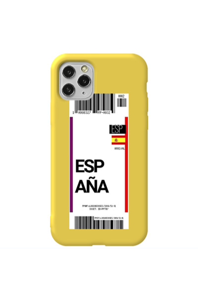 Other Apple iPhone 11 Pro Espana Arrival Yellow Colored Silicone TPU Θήκη