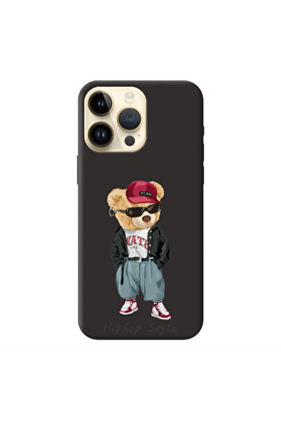 Other Apple iPhone 13 Pro Max Hip hop style Black Colored Silicone TPU Θήκη