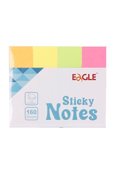 MC Micostore Notes adeziv index Eagle 659-4N, 160 coli, 15x50mm, hartie, 4 cu...
