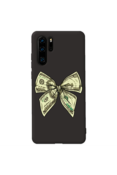 Other Huawei P30 Pro Bowtie Dollars Black Colored Silicone TPU Θήκη