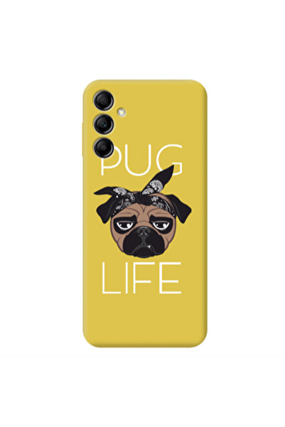 Other Samsung A24 Pug Life Yellow Colored Silicone TPU Θήκη