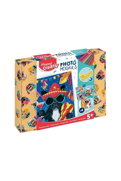 Maped Set Creativ Photo Mosaics - Adventure animals