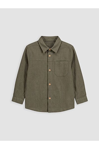 LC Waikiki Lcw Kids Khaki Boys' Basic Shirt