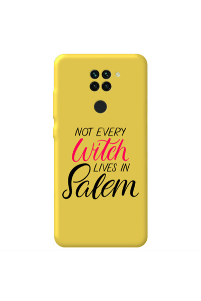 Other Xiaomi Redmi Note 9 Not every witch lives in salem Yellow Colored Silic...