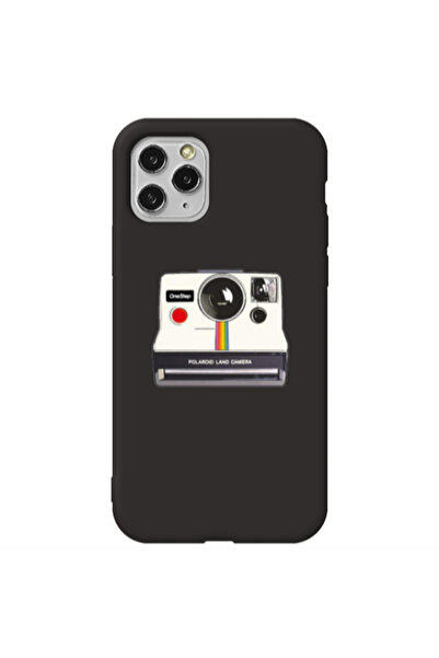 Other Apple iPhone 11 Pro Polaroid land camera Black Colored Silicone TPU Θήκη