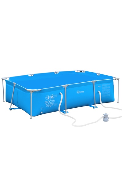 OEM Надуваем басейн за възрастни Re-Bloom, PVC 1000D/стомана, 252x152x65 см, ...