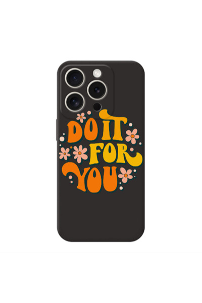 Other Apple Iphone 16 Pro Do it For You Black Colored Silicone TPU Θήκη