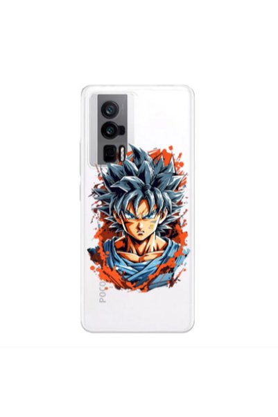 Other Xiaomi Poco F5 Pro Anime Goku Transparent Silicone TPU Θήκη