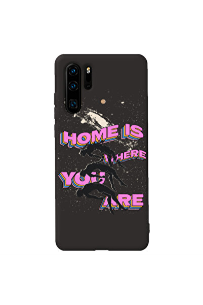 Other Huawei P30 Pro Home Is Where Black Colored Silicone TPU Θήκη