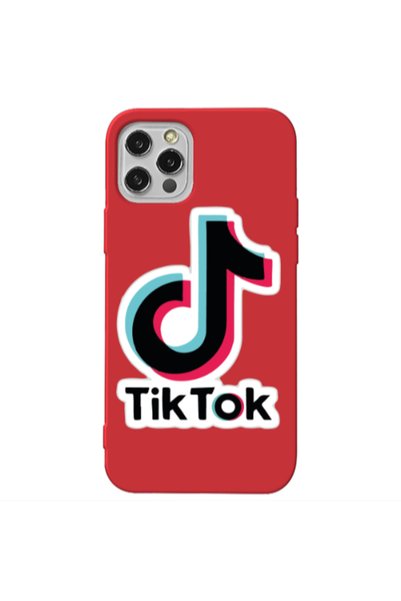 Other Apple iPhone 13 Pro Tik Tok Red Colored Silicone TPU Θήκη