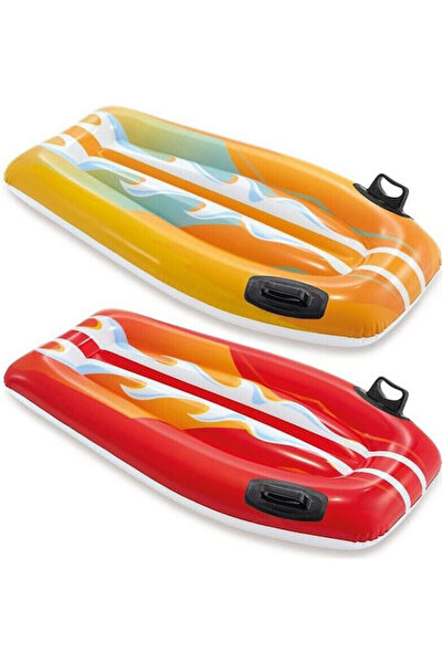 Intex Joy Rider Παιδικό Φουσκωτό Στρώμα Πισίνας με Λαβές Διάφορα Χρώματα 112 ...