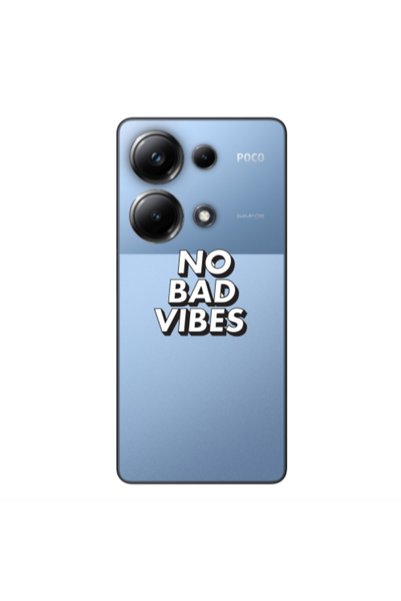 Other Xiaomi Poco M6 Pro 4G No bad vibes Transparent Silicone TPU Θήκη