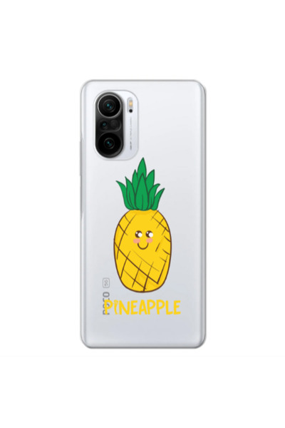 Other Xiaomi Poco F3 Pineapple Transparent Silicone TPU Θήκη