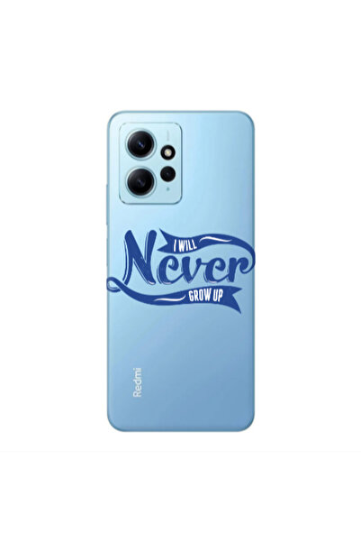 Other Xiaomi Redmi Note 12 4G I Will Never Grow Up Transparent Silicone TPU Θήκη
