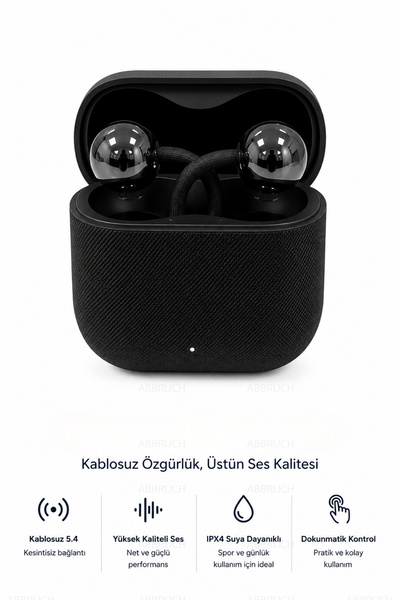 RAYLAX Açık Kulak Kablosuz Küpe Kulaklık - Charm Klips Tasarım Bluetooth Kula...