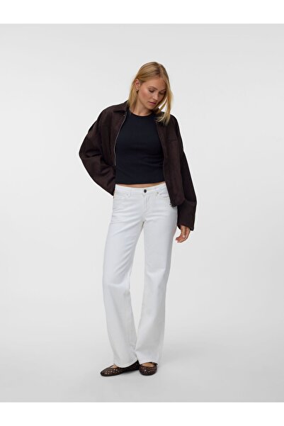 Vero Moda Weit geschnitten VMVANESSA Niedrige Taille Weiter Beinschnitt Jeans