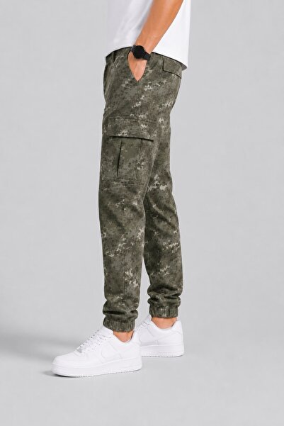 Mrmakas TEKSTİL Water Repellent Elastic Leg Camouflage Pants