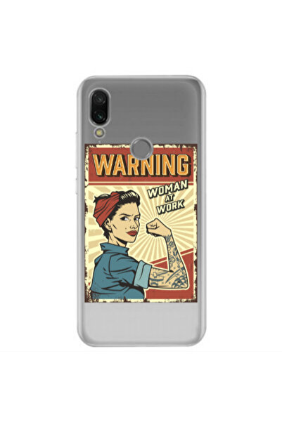 Other Xiaomi Redmi Note 7 Woman at work Transparent Silicone TPU Θήκη