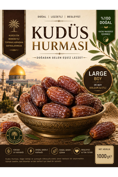 Kudüs Hurması Premium Large - 500 Gr