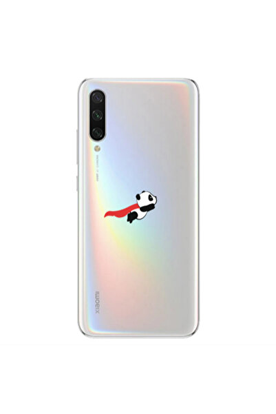 Other Xiaomi Mi 9 Lite kite flying panda Transparent Silicone TPU Θήκη