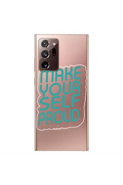 Other Samsung Note 20 Ultra Make Your Self Proud Transparent Silicone TPU Θήκη